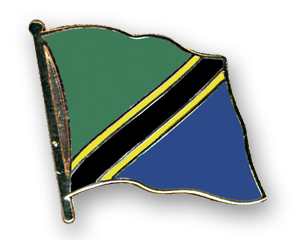 Bild von Flaggen-Pin Tansania-Fahne Flaggen-Pin Tansania-Flagge im Fahnenshop bestellen
