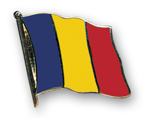 Bild von Flaggen-Pin Tschad-Fahne Flaggen-Pin Tschad-Flagge im Fahnenshop bestellen