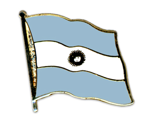 Bild von Flaggen-Pin Argentinien-Fahne Flaggen-Pin Argentinien-Flagge im Fahnenshop bestellen