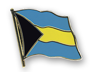 Bild von Flaggen-Pin Bahamas-Fahne Flaggen-Pin Bahamas-Flagge im Fahnenshop bestellen