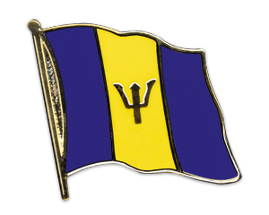 Bild von Flaggen-Pin Barbados-Fahne Flaggen-Pin Barbados-Flagge im Fahnenshop bestellen