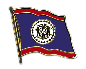 Bild von Flaggen-Pin Belize-Fahne Flaggen-Pin Belize-Flagge im Fahnenshop bestellen