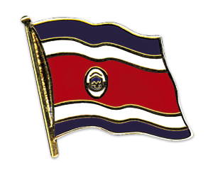Bild von Flaggen-Pin Costa Rica-Fahne Flaggen-Pin Costa Rica-Flagge im Fahnenshop bestellen