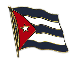 Bild von Flaggen-Pin Kuba-Fahne Flaggen-Pin Kuba-Flagge im Fahnenshop bestellen