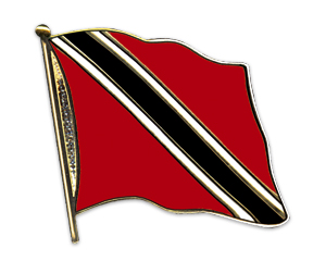 Bild von Flaggen-Pin Trinidad und Tobago-Fahne Flaggen-Pin Trinidad und Tobago-Flagge im Fahnenshop bestellen