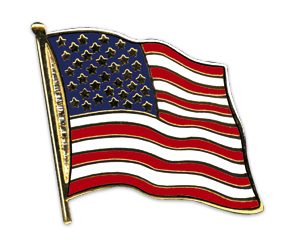 Bild von Flaggen-Pin USA-Fahne Flaggen-Pin USA-Flagge im Fahnenshop bestellen