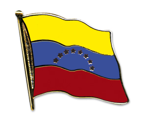 Bild von Flaggen-Pin Venezuela-Fahne Flaggen-Pin Venezuela-Flagge im Fahnenshop bestellen
