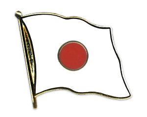 Bild von Flaggen-Pin Japan-Fahne Flaggen-Pin Japan-Flagge im Fahnenshop bestellen
