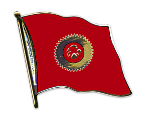 Bild von Flaggen-Pin Kirgisistan-Fahne Flaggen-Pin Kirgisistan-Flagge im Fahnenshop bestellen