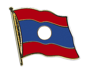 Bild von Flaggen-Pin Laos-Fahne Flaggen-Pin Laos-Flagge im Fahnenshop bestellen
