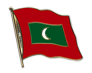 Bild von Flaggen-Pin Malediven-Fahne Flaggen-Pin Malediven-Flagge im Fahnenshop bestellen