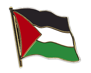 Bild von Flaggen-Pin Palästina-Fahne Flaggen-Pin Palästina-Flagge im Fahnenshop bestellen