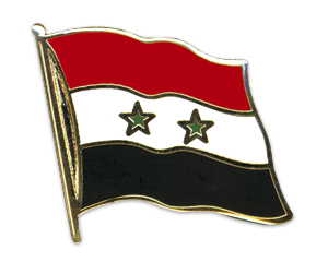 Bild von Flaggen-Pin Syrien-Fahne Flaggen-Pin Syrien-Flagge im Fahnenshop bestellen