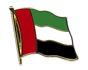 Bild von Flaggen-Pin Vereinigte Arabische Emirate-Fahne Flaggen-Pin Vereinigte Arabische Emirate-Flagge im Fahnenshop bestellen