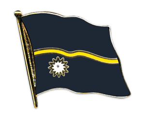 Bild von Flaggen-Pin Nauru-Fahne Flaggen-Pin Nauru-Flagge im Fahnenshop bestellen