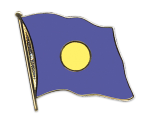 Bild von Flaggen-Pin Palau-Fahne Flaggen-Pin Palau-Flagge im Fahnenshop bestellen