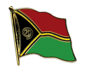 Bild von Flaggen-Pin Vanuatu-Fahne Flaggen-Pin Vanuatu-Flagge im Fahnenshop bestellen