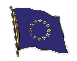 Bild von Flaggen-Pin Europa / EU-Fahne Flaggen-Pin Europa / EU-Flagge im Fahnenshop bestellen
