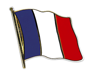 Bild von Flaggen-Pin Frankreich-Fahne Flaggen-Pin Frankreich-Flagge im Fahnenshop bestellen