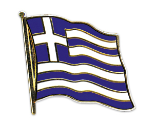 Bild von Flaggen-Pin Griechenland-Fahne Flaggen-Pin Griechenland-Flagge im Fahnenshop bestellen