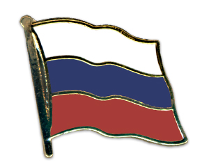 Bild von Flaggen-Pin Russland-Fahne Flaggen-Pin Russland-Flagge im Fahnenshop bestellen