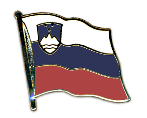 Bild von Flaggen-Pin Slowenien-Fahne Flaggen-Pin Slowenien-Flagge im Fahnenshop bestellen