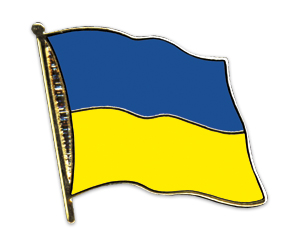 Bild von Flaggen-Pin Ukraine-Fahne Flaggen-Pin Ukraine-Flagge im Fahnenshop bestellen