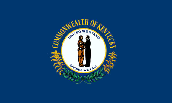 Bild von USA - Bundesstaat Kentucky-Fahne USA - Bundesstaat Kentucky-Flagge im Fahnenshop bestellen