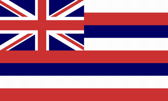 Bild von USA - Bundesstaat Hawaii-Fahne USA - Bundesstaat Hawaii-Flagge im Fahnenshop bestellen
