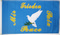 Flagge Friedenstaube mit grnem Zweig
 (150 x 90 cm) kaufen