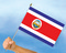 Stockflaggen Costa Rica
 (45 x 30 cm) Flagge Flaggen Fahne Fahnen kaufen bestellen Shop