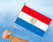 Stockflaggen Paraguay
 (45 x 30 cm) Flagge Flaggen Fahne Fahnen kaufen bestellen Shop