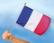 Stockflaggen Frankreich
 (45 x 30 cm) Flagge Flaggen Fahne Fahnen kaufen bestellen Shop