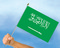 Stockflaggen Saudi-Arabien
 (45 x 30 cm) Flagge Flaggen Fahne Fahnen kaufen bestellen Shop