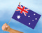 Stockflaggen Australien
 (45 x 30 cm) Flagge Flaggen Fahne Fahnen kaufen bestellen Shop