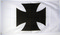 Weiße Flagge mit eisernem Kreuz
 (150 x 90 cm) Flagge Flaggen Fahne Fahnen kaufen bestellen Shop