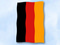 Flagge Deutschland
 im Hochformat (Glanzpolyester) Flagge Flaggen Fahne Fahnen kaufen bestellen Shop