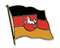 Flaggen-Pin Niedersachsen Flagge Flaggen Fahne Fahnen kaufen bestellen Shop