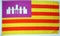 Flagge der Balearen
 (150 x 90 cm)