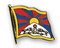 Flaggen-Pin Tibet