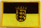 Aufnäher Flagge Baden-Württemberg
 (8,5 x 5,5 cm)