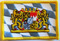 Aufnäher Flagge Bayern
 (8,5 x 5,5 cm)