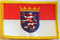 Aufnäher Flagge Hessen
 (8,5 x 5,5 cm)