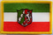 Aufnäher Flagge Nordrhein-Westfalen
 (8,5 x 5,5 cm) Flagge Flaggen Fahne Fahnen kaufen bestellen Shop