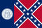 USA - Bundesstaat Georgia (1956-2001)
 (150 x 90 cm)