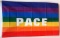 Friedensfahne mit Aufdruck PACE
 (150 x 90 cm) kaufen