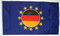 Flagge EU mit den deutschen Farben im Sternenkreis
 (150 x 90 cm) Flagge Flaggen Fahne Fahnen kaufen bestellen Shop