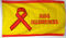 Flagge Aids Awareness
 (150 x 90 cm) Flagge Flaggen Fahne Fahnen kaufen bestellen Shop