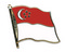 Flaggen-Pin Singapur Flagge Flaggen Fahne Fahnen kaufen bestellen Shop