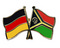 Freundschafts-Pin
 Deutschland - Vanuatu Flagge Flaggen Fahne Fahnen kaufen bestellen Shop